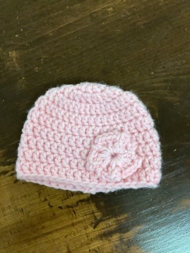 Light pink doll hat