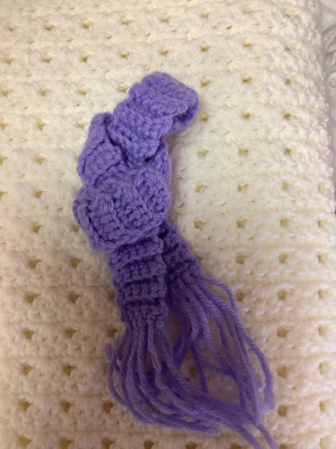 Purple doll scarf