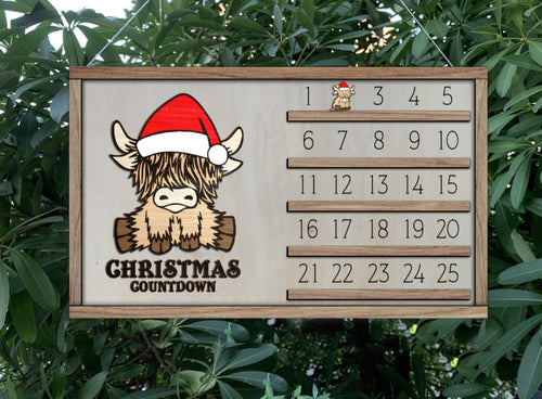 Cow Christmas Countdown