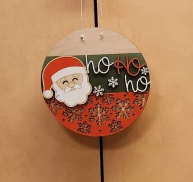Ho Ho Ho Santa Door Sign