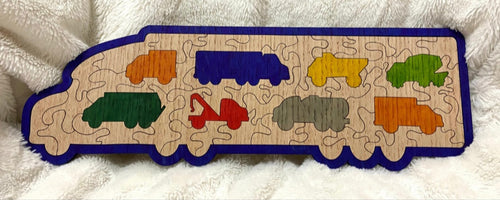 Truck Wooden Puzzle