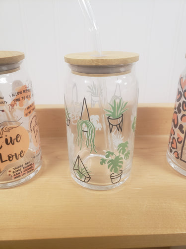 Plant Glass Jar