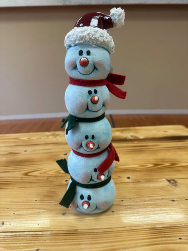 Ceramic Tall Snowman Heads