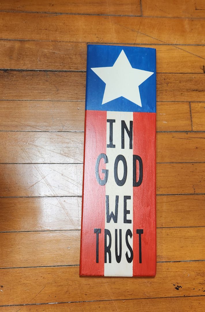 In God We Trust Sign