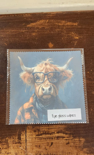 Cow Eye Glasses Wipe