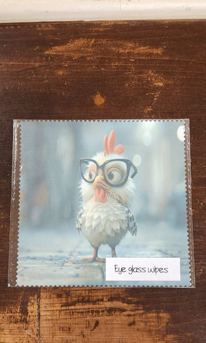 Chicken Eye Glasses Wipe