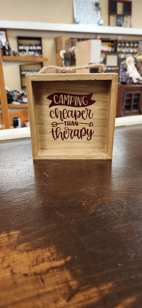 Small Camping Sign