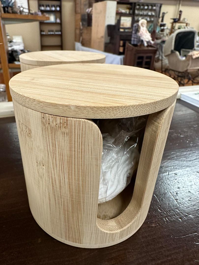 Reusable Face Rounds And Bamboo Holder