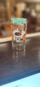 Pumpkin Spice Glass Jar