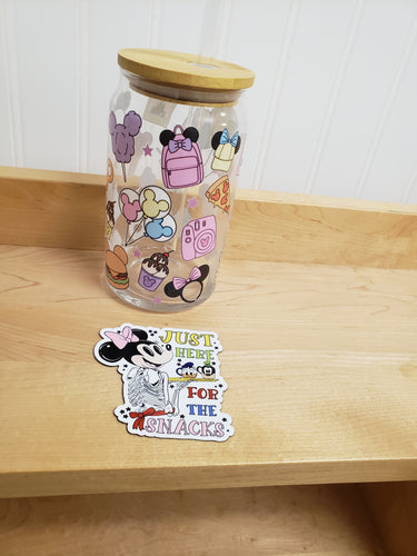 Snacks Food Glass Jar