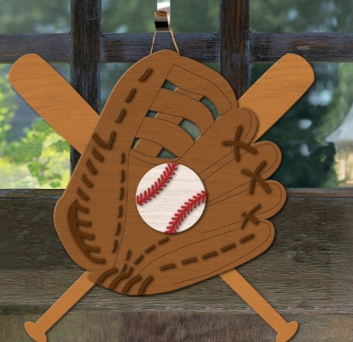 Baseball Door Sign