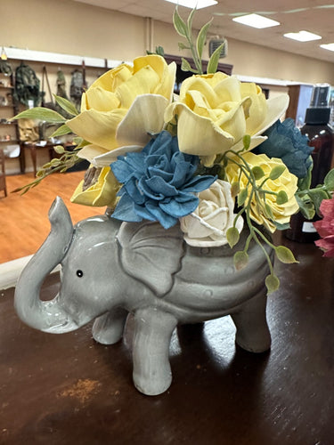 Wood floral in elephant