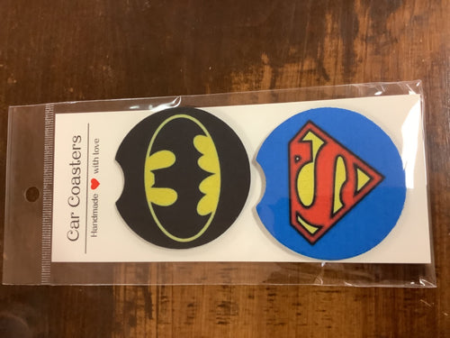 Justice league car coasters