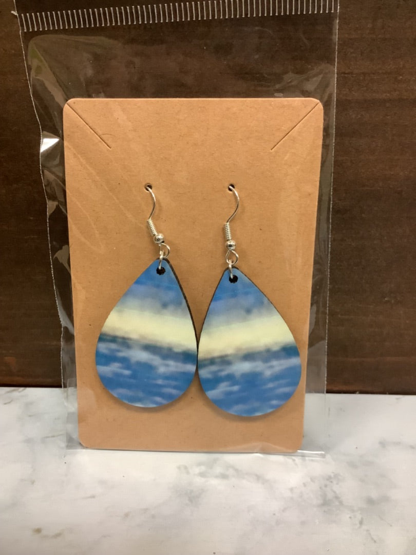 Beach waves earrings