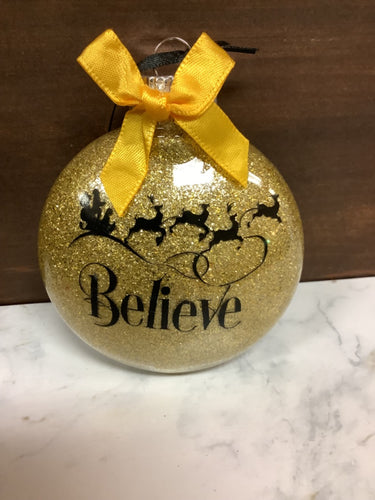 Believe ornament