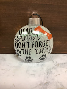 Don’t forget the dog ornament