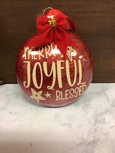 Joyful ornament