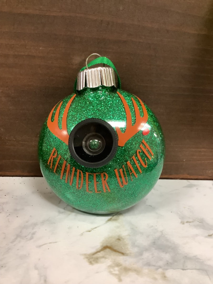 Reindeer watch ornament