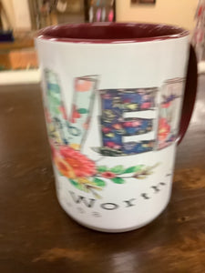 Flawed coffee mug