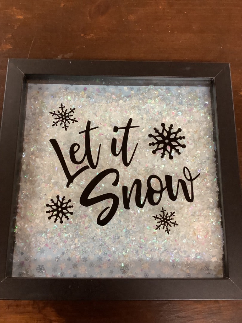 Let it snow shadow box