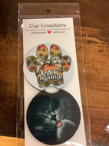 Cat mama coasters