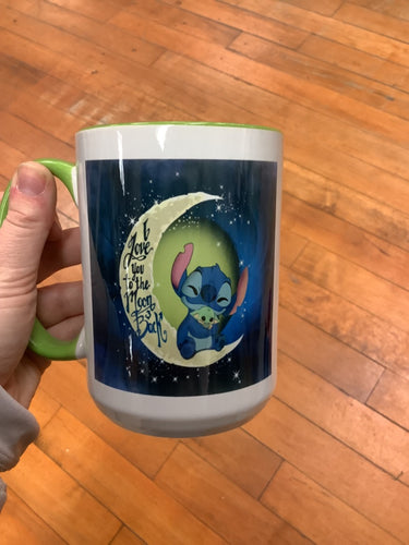 Stitch/Yoda coffee mug