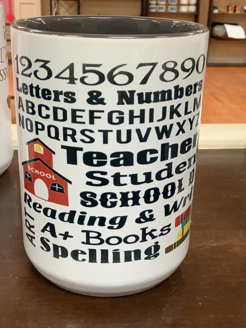 Schoolhouse coffee mug