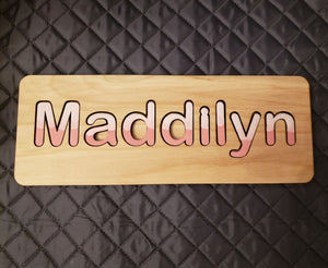 Wooden Name Puzzle