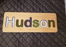 Load image into Gallery viewer, Wooden Name Puzzle