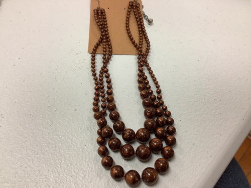 Faux copper necklace