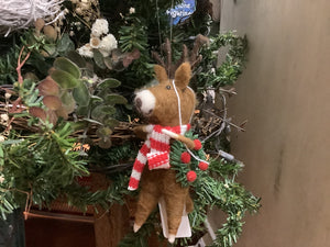 Felt Deer Ornament