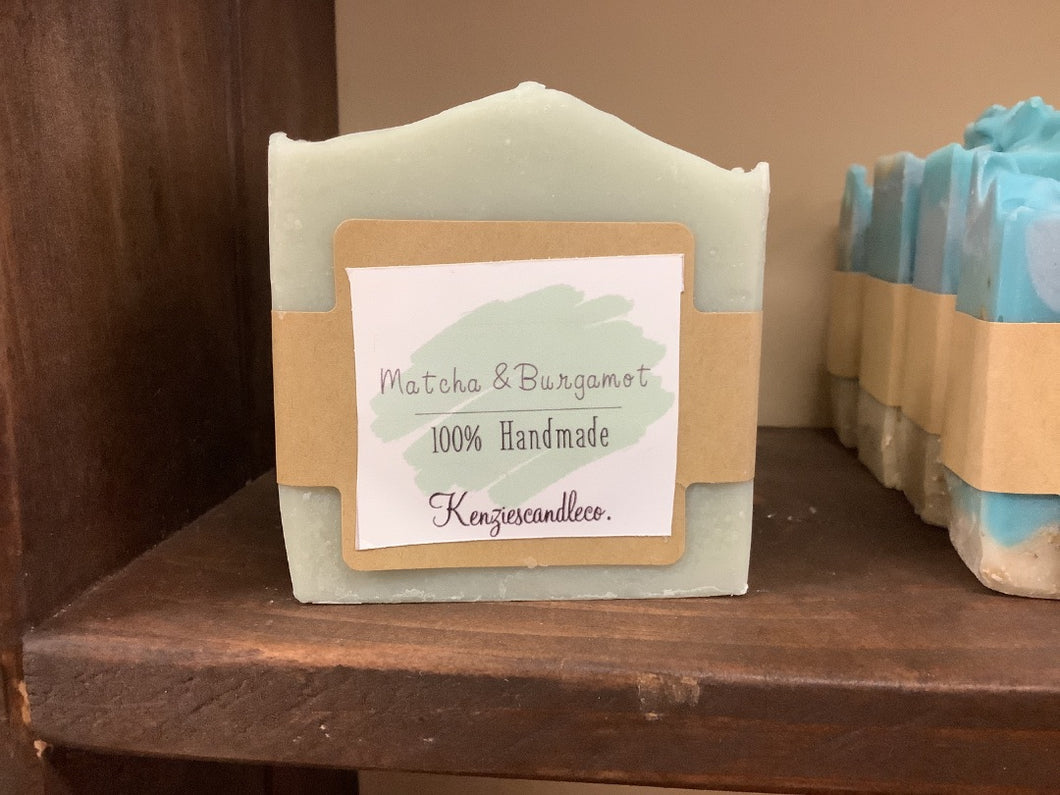 Matcha Burgamot Handmade Soap