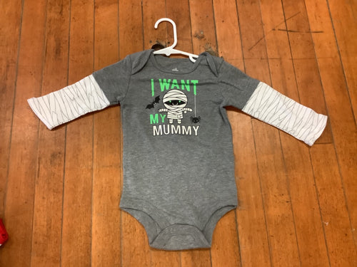 18M Halloween Mummy Onesie