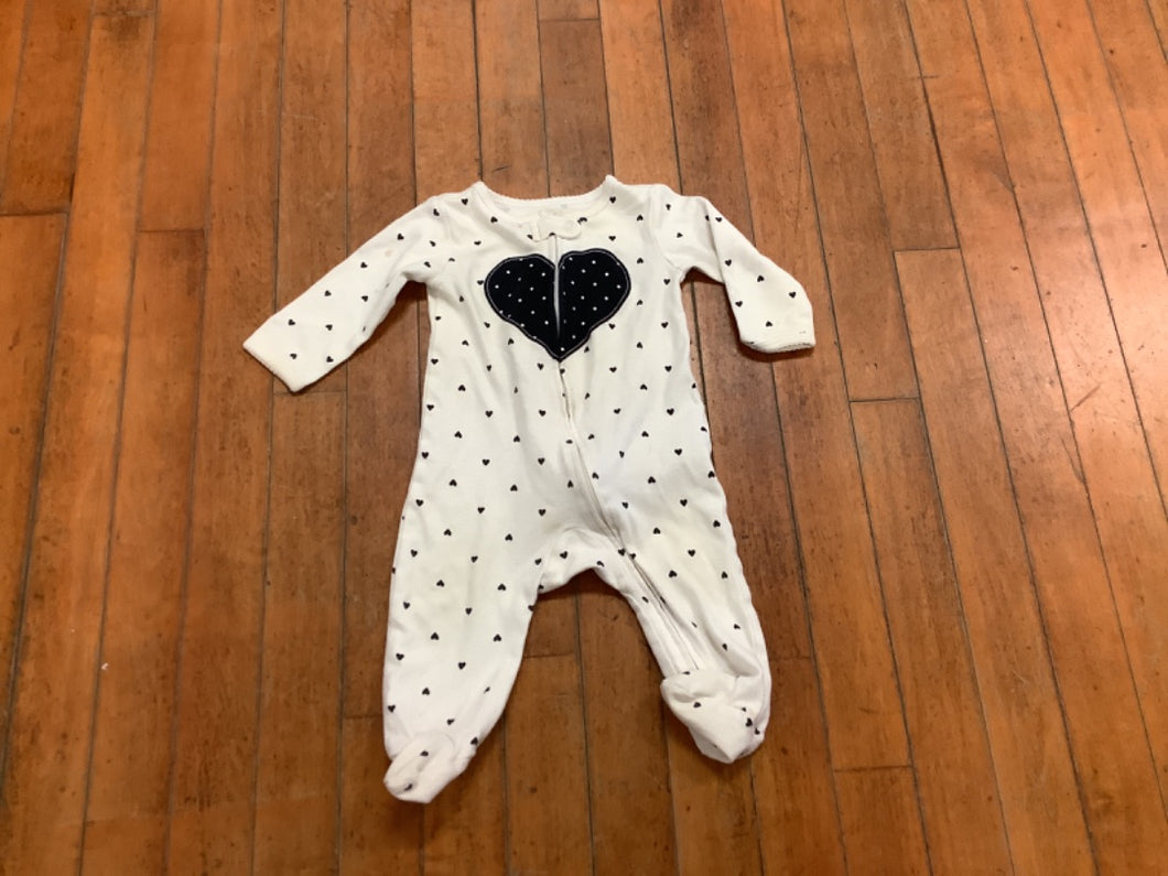 6M Heart Onesie
