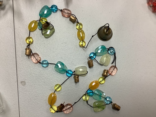 Blue pink wind chime