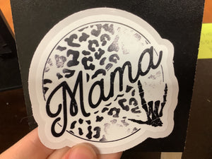 Mama skeleton sticker