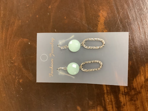Blue/silver earrings