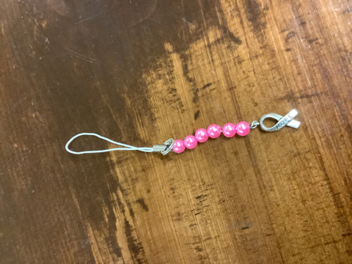 Breast cancer charm