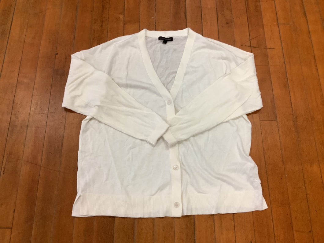 XL White Cardigan