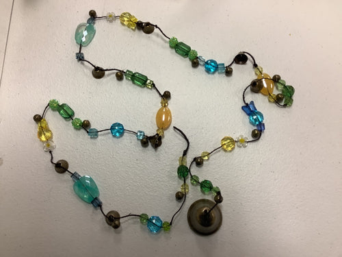 Green yellow wind chime