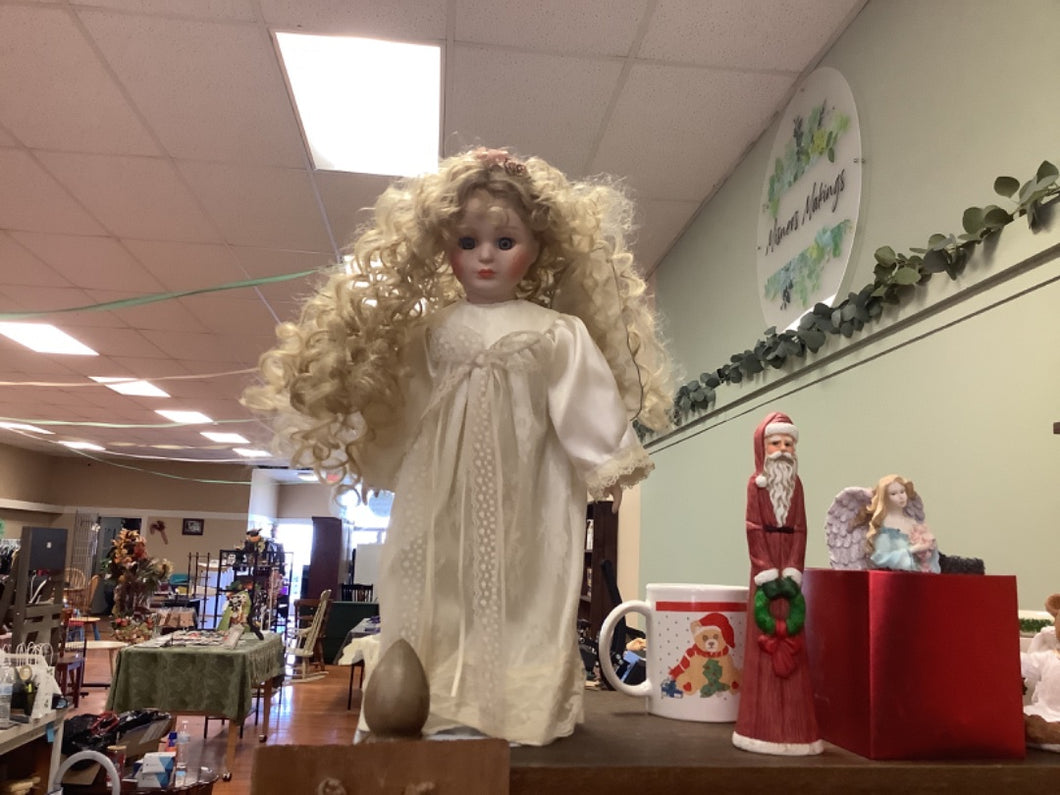 Vintage Christmas Angel Doll