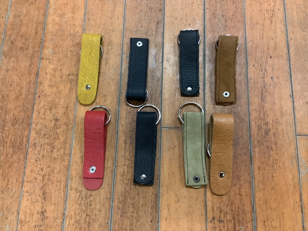 Leather Loop Keychain