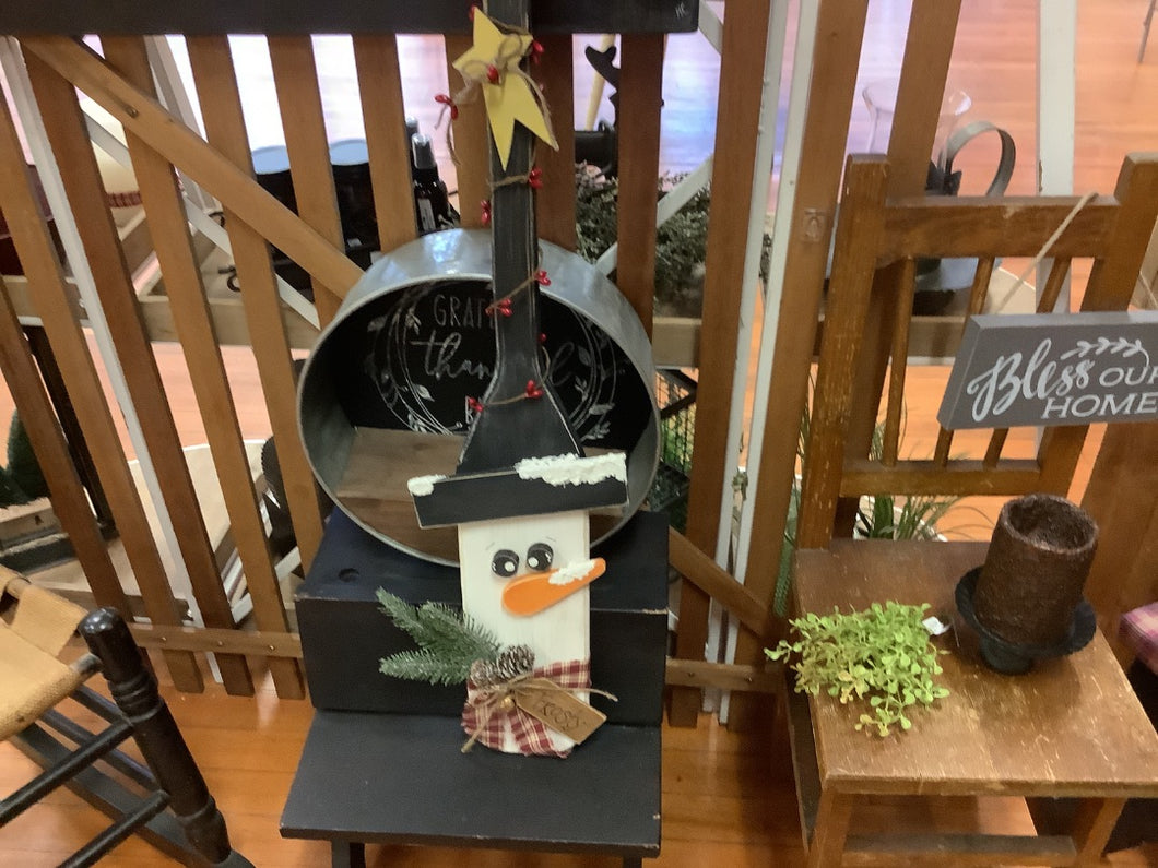 Frosty Snowman Sign