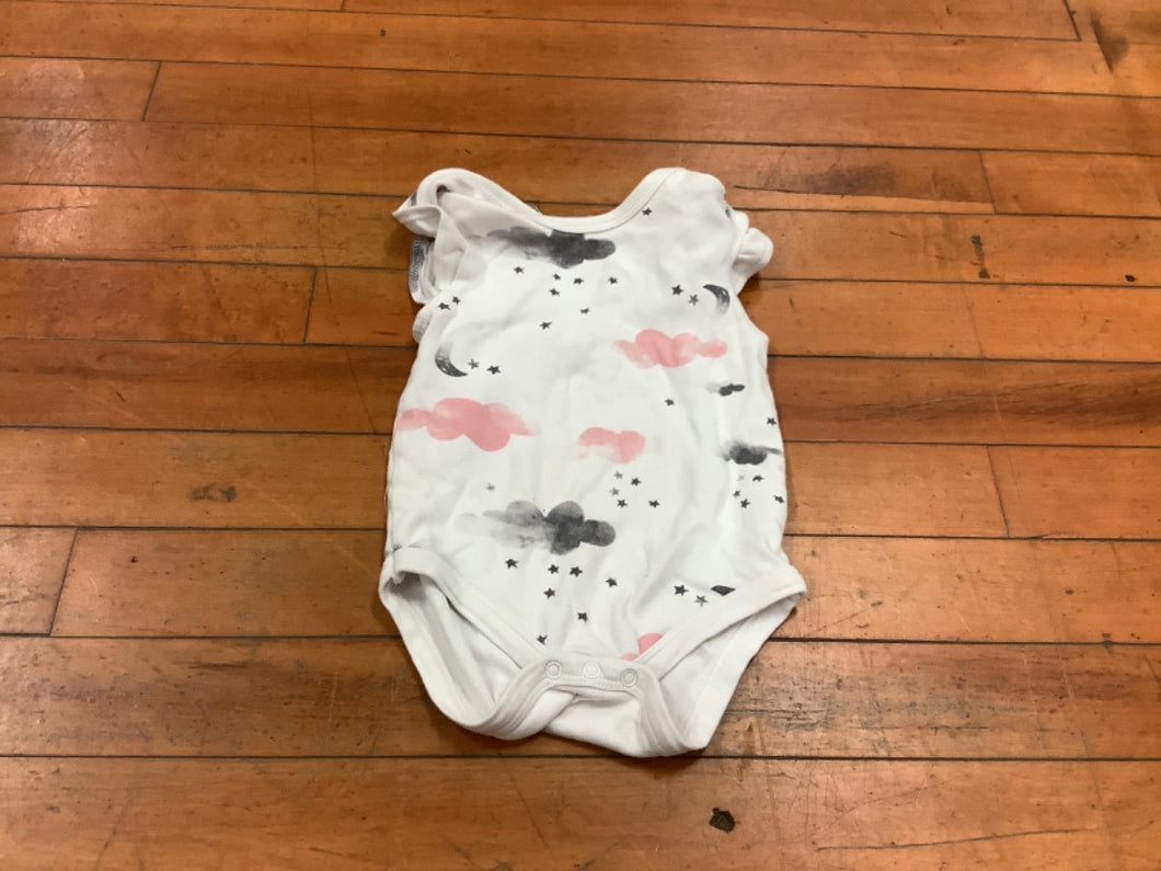 6-9M Clouds and Moon Onesie