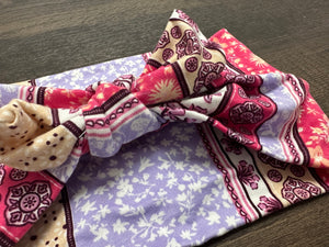 Floralish faux bow