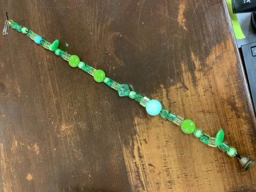Green car sun catcher