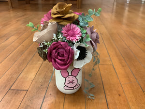 Piglet Flower Arrangement