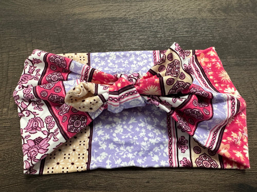 Floralish faux bow