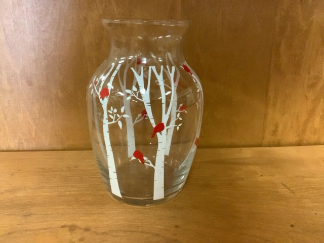 Cardinal Vase