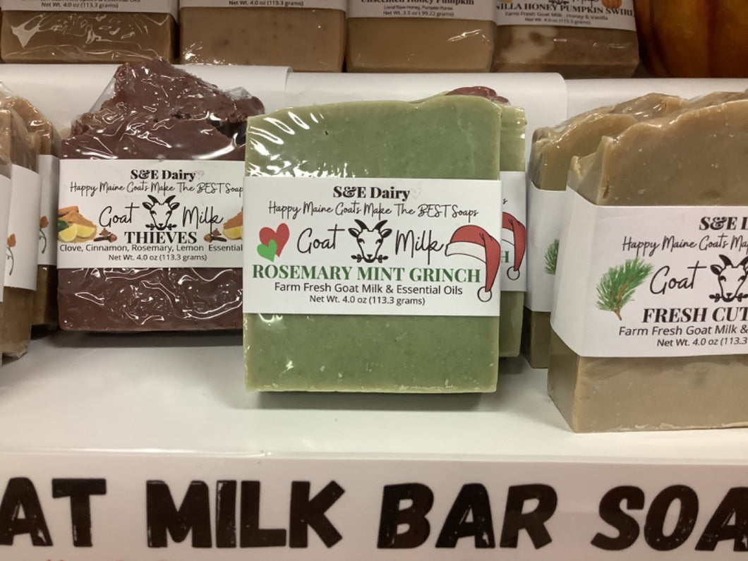 Rosemary Mint Grinch Soap